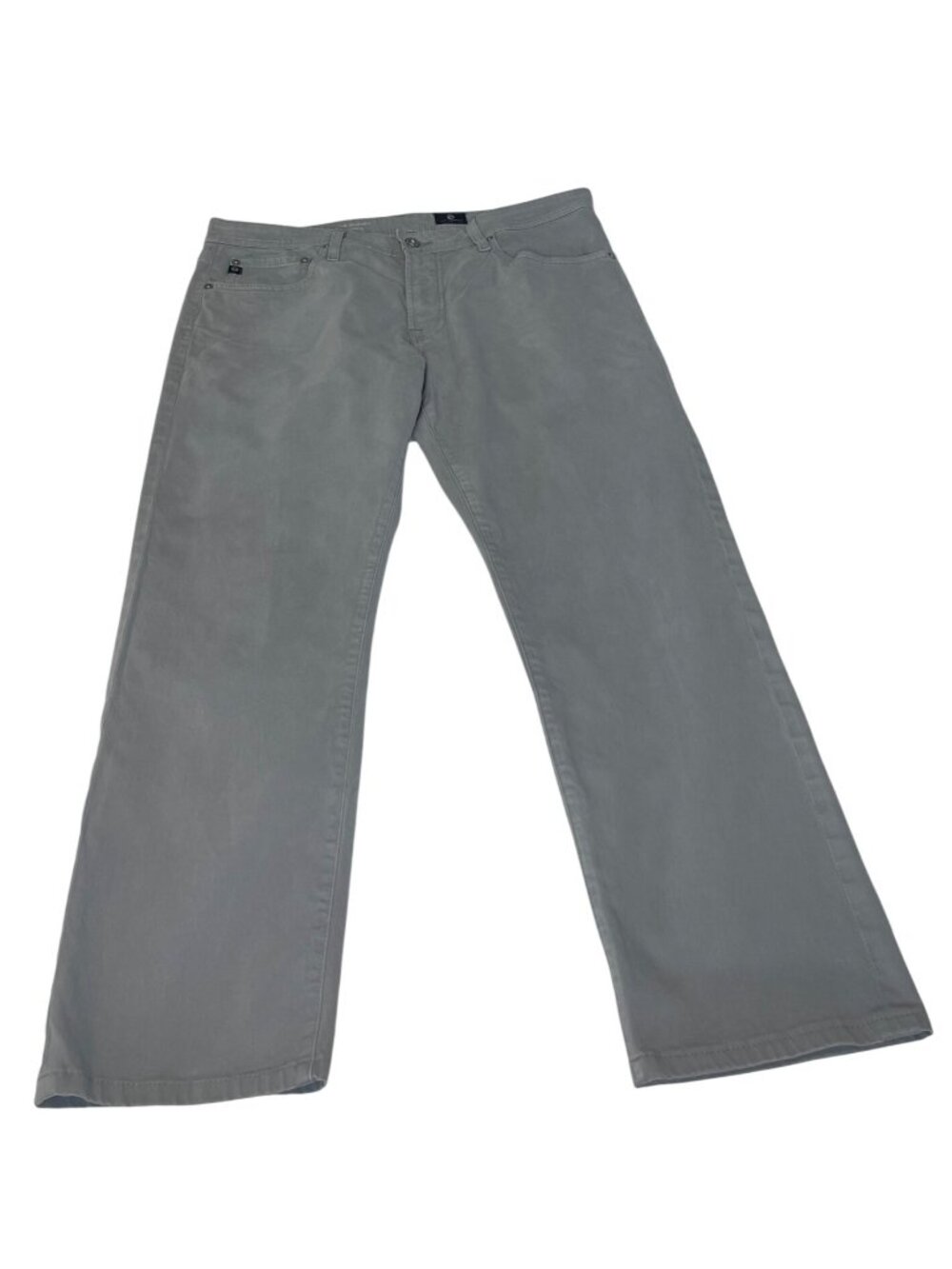 AG Adriano Goldschmied The Graduate Mens Grey Tailored Leg Jeans 34x28.5